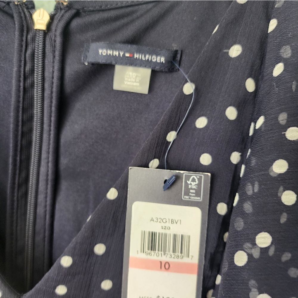 Tommy Hilfiger polka-dot dress new with tags - Picture 3 of 11